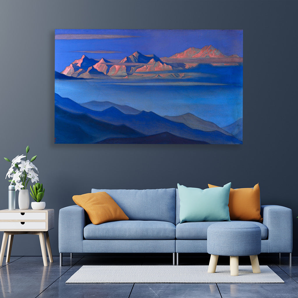 shambala Painting - Meri Deewar 3 : 2 Horizontal Premium Wall Art Canvas by MeriDeewar