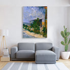 Shelter on Montmartre (1887) famous painting 4 :5 Vertical Premium Wall Art Canvas by MeriDeewar