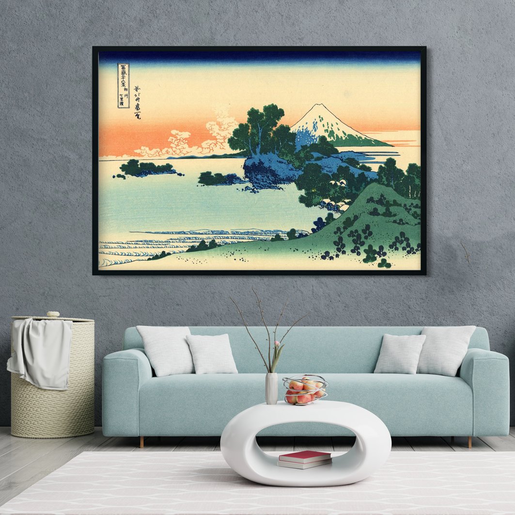 Shichiri Beach Painting - Meri Deewar 3 : 2 Horizontal Premium Wall Art Canvas by MeriDeewar