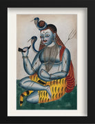 Shiva-and-his-symbols Painting - Meri Deewar 2 : 3 Vertical Premium Wall Art Canvas by MeriDeewar
