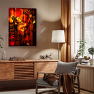 Shiva Canvas Painting 2 : 3 Vertical Premium Wall Art Canvas by MeriDeewar