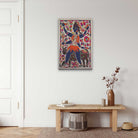 Shiva Painting 2 : 3 Vertical Premium Wall Art Canvas by MeriDeewar