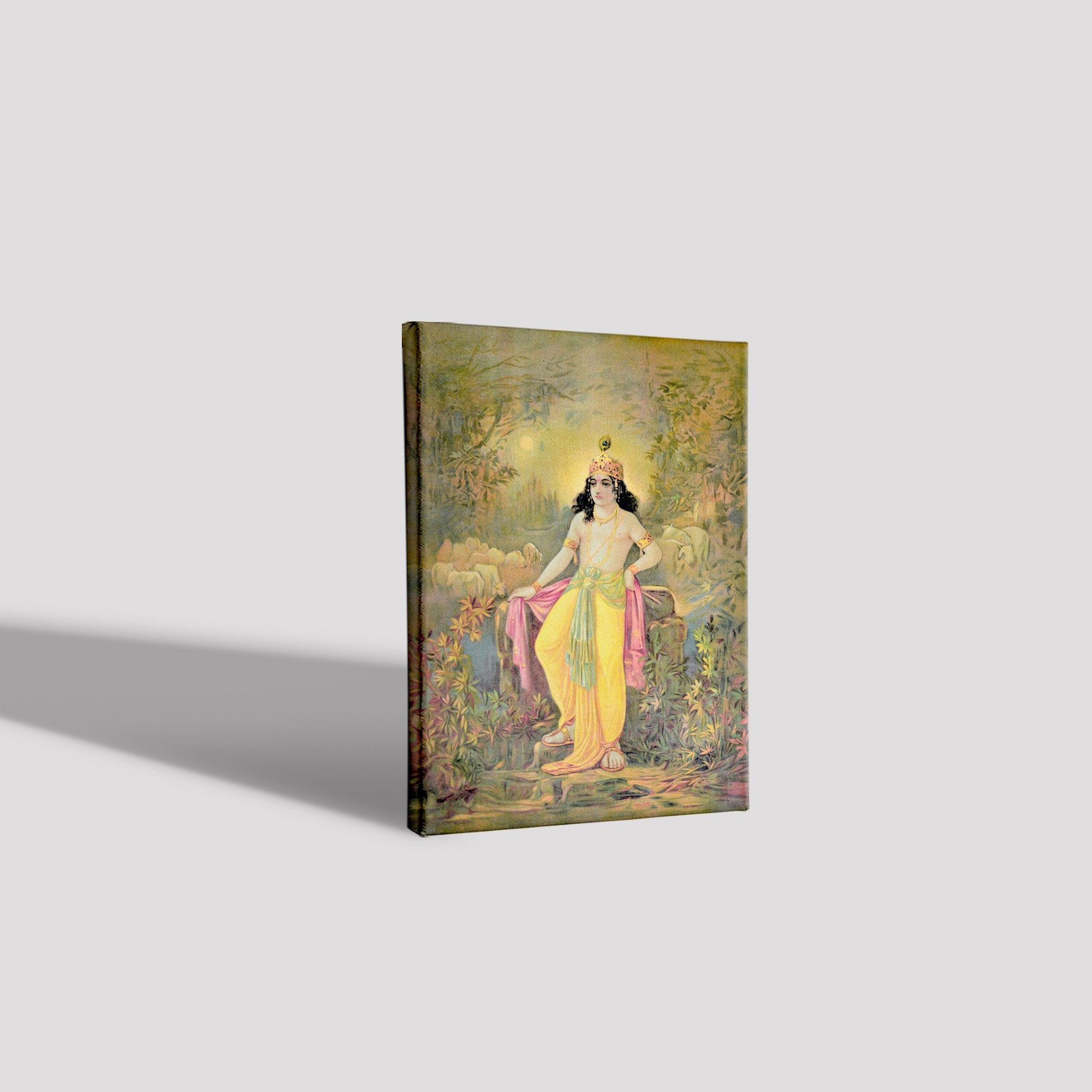 Shree Shyamsundar Painting - Meri Deewar 3 : 4.2 Vertical Premium Wall Art Canvas by MeriDeewar