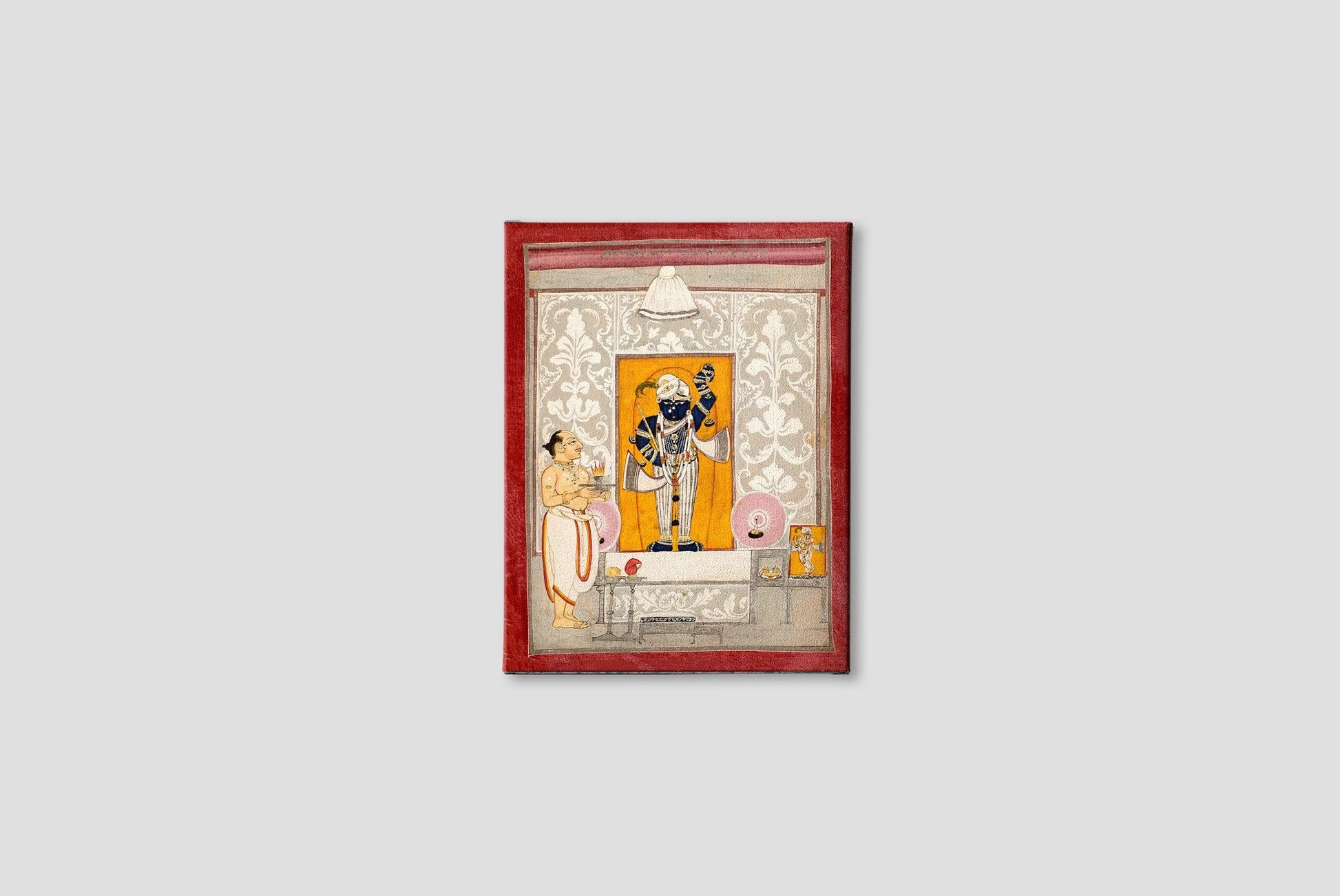 Shrinathji 2 Painting - Meri Deewar 4 :5 Vertical Premium Wall Art Canvas by MeriDeewar
