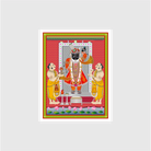 SHRINATHJI Famous Painting 3 : 4 Vertical Premium Wall Art Canvas by MeriDeewar