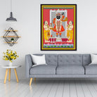 SHRINATHJI Famous Painting 3 : 4 Vertical Premium Wall Art Canvas by MeriDeewar