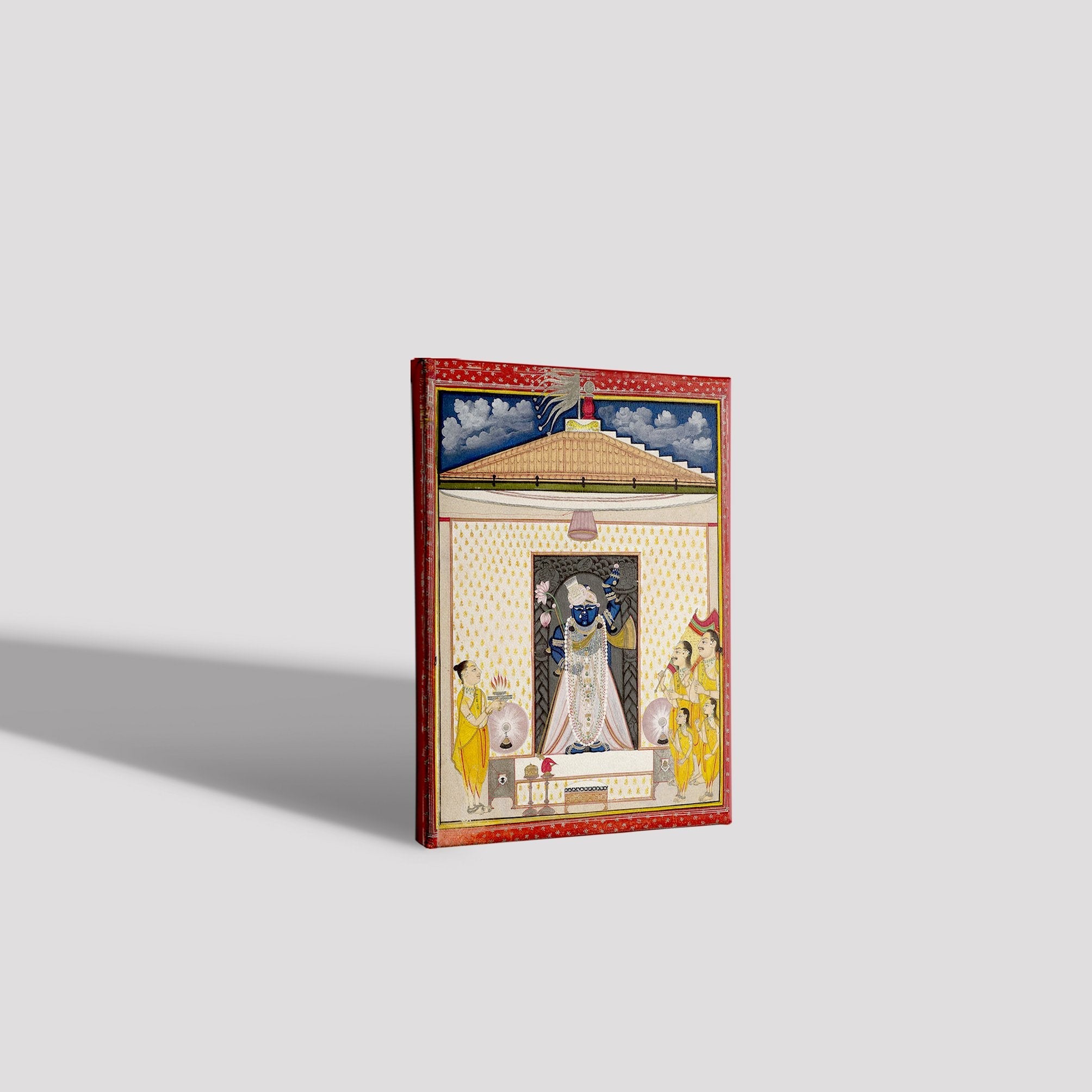 Shrinathji Painting - Meri Deewar 3 : 4 Vertical Premium Wall Art Canvas by MeriDeewar