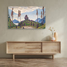 Shrine of Dreams Painting - Meri Deewar 3 : 2 Horizontal Premium Wall Art Canvas by MeriDeewar