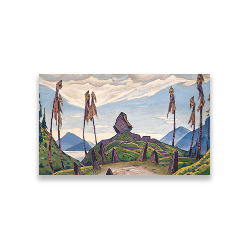 Shrine of Dreams Painting - Meri Deewar 3 : 2 Horizontal Premium Wall Art Canvas by MeriDeewar