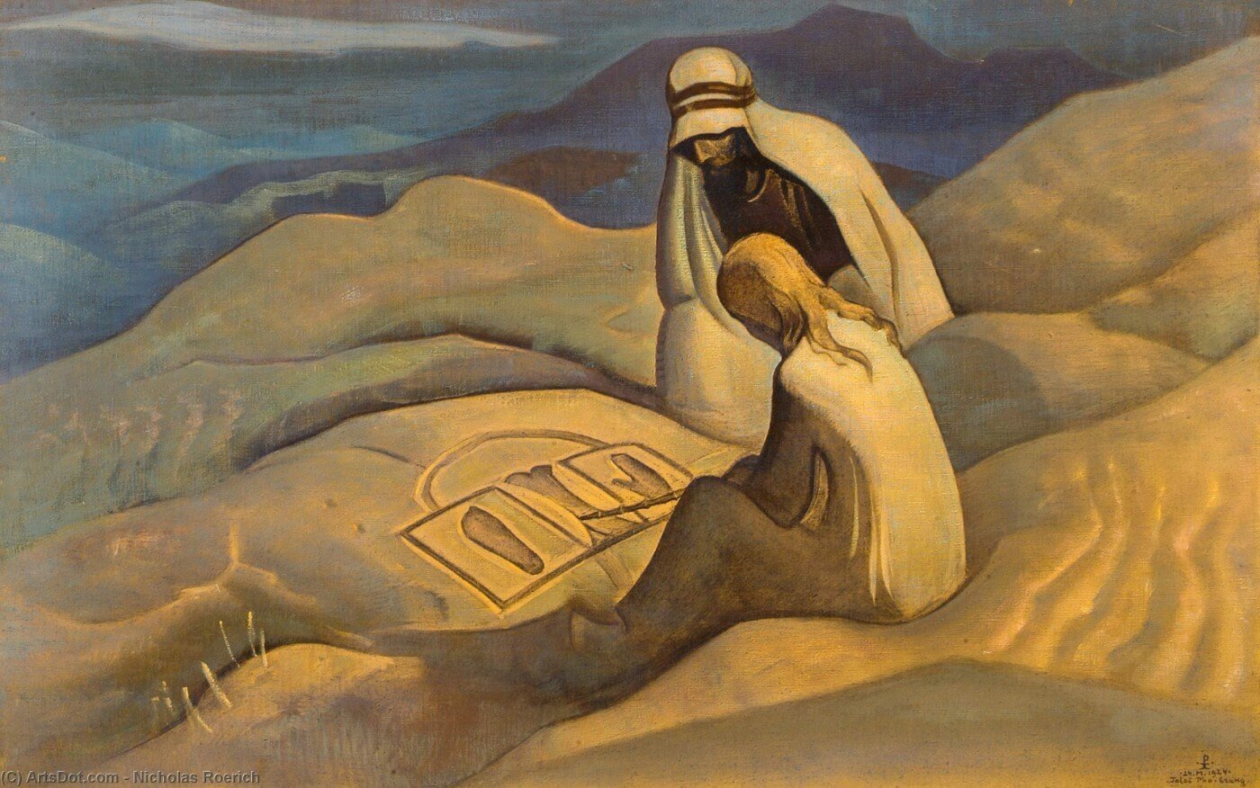 Sings Of Christ Painting - Meri Deewar 3 : 2 Horizontal Premium Wall Art Canvas by MeriDeewar