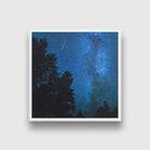Sky Full of twinkles Painting - Meri Deewar 1 : 1 Square Premium Wall Art Canvas by MeriDeewar