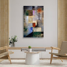 Small fir picture painting - Meri Deewar 2 : 3 Vertical Premium Wall Art Canvas by MeriDeewar