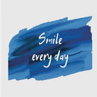 Smile everyday Art Painting - Meri Deewar 1 : 1 Square Premium Wall Art Canvas by MeriDeewar