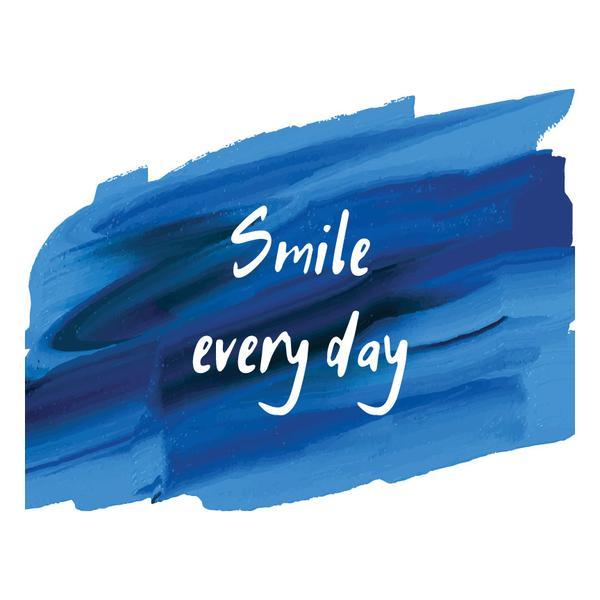 Smile everyday Poster- Meri Deewar Poster A3 / Poster Premium Wall Art Canvas by MeriDeewar