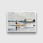 Spearing Eels painting - Meri Deewar 3 : 2 Horizontal Premium Wall Art Canvas by MeriDeewar