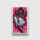 Squirrel Illustration Painting - Meri Deewar 1 : 2 Vertical Premium Wall Art Canvas by MeriDeewar