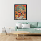 Sri Rai Raja Painting 3 : 4 Vertical Premium Wall Art Canvas by MeriDeewar
