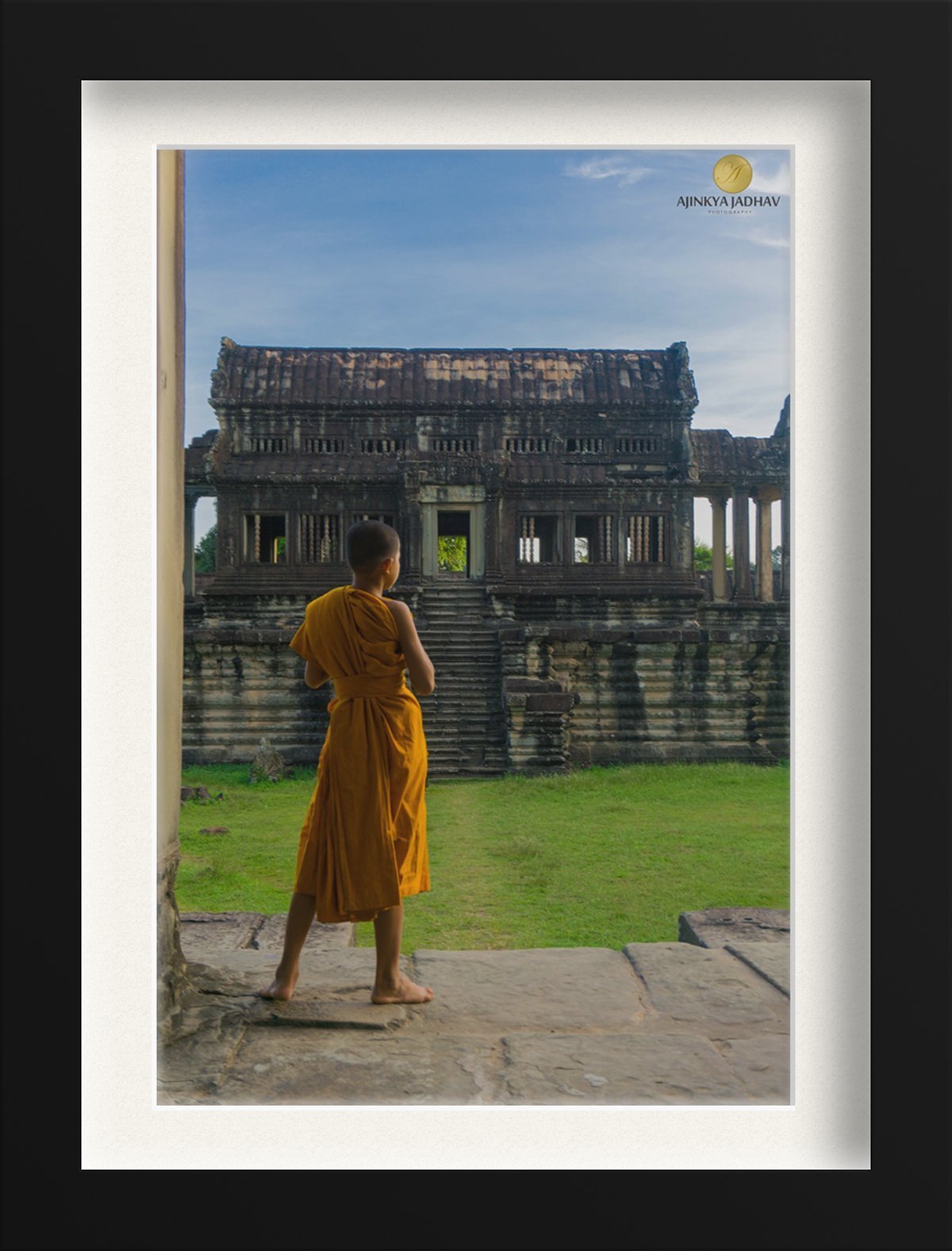 Standing Boy Painting - Meri Deewar 2 : 3 Vertical Premium Wall Art Canvas by MeriDeewar