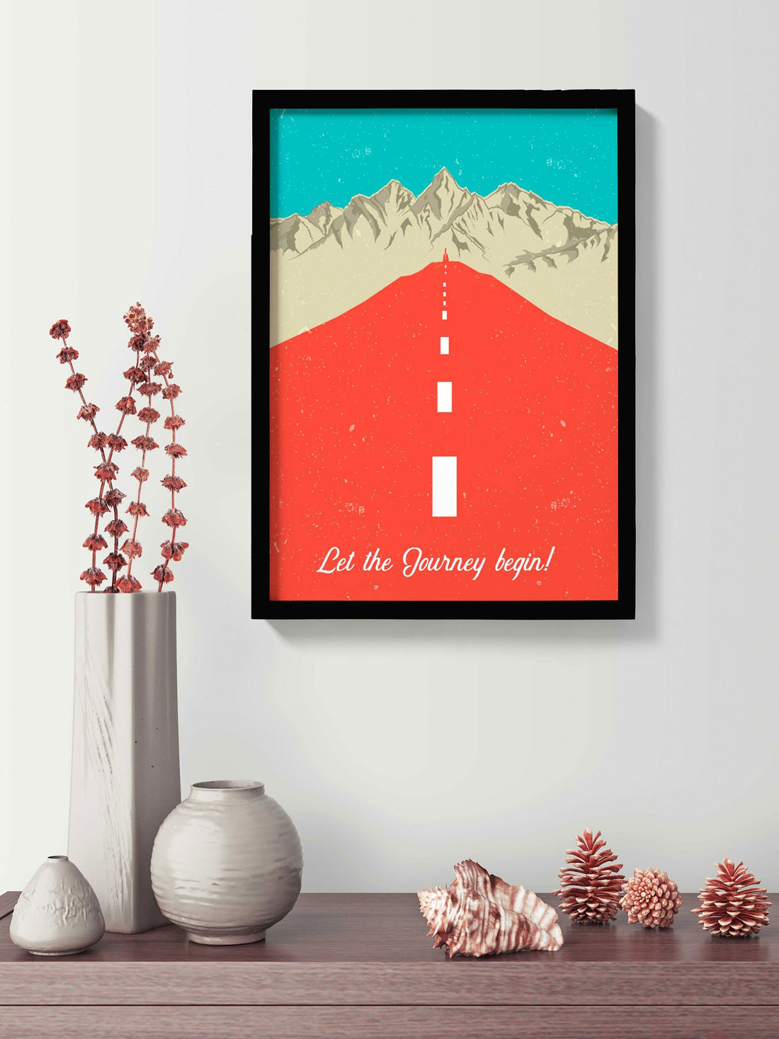 Start the Journey Poster- Meri Deewar Poster A3 / Poster Premium Wall Art Canvas by MeriDeewar