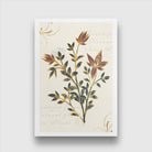 State Flower Print Painting 2 : 3 Vertical Premium Wall Art Canvas by MeriDeewar