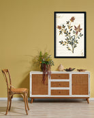 State Flower Print Painting 2 : 3 Vertical Premium Wall Art Canvas by MeriDeewar