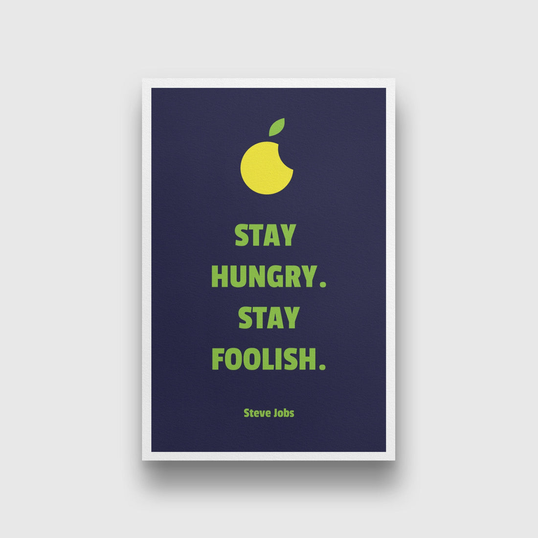 Stay hungry Painting - Meri Deewar 2 : 3 Vertical Premium Wall Art Canvas by MeriDeewar