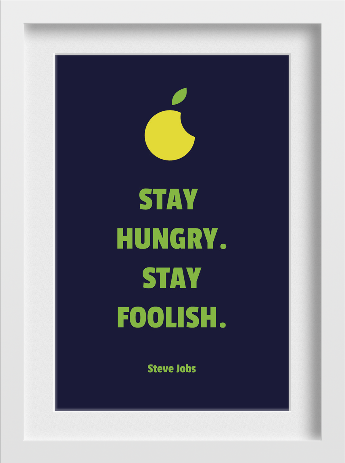 Stay hungry Painting - Meri Deewar 2 : 3 Vertical Premium Wall Art Canvas by MeriDeewar