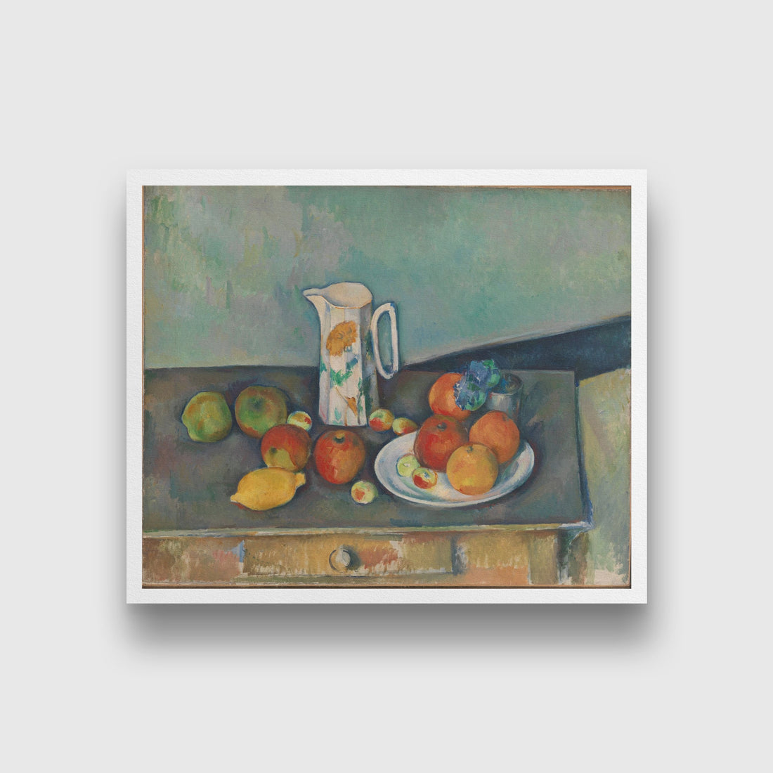 Still life Painting - Meri Deewar 6 : 5 Horizontal Premium Wall Art Canvas by MeriDeewar