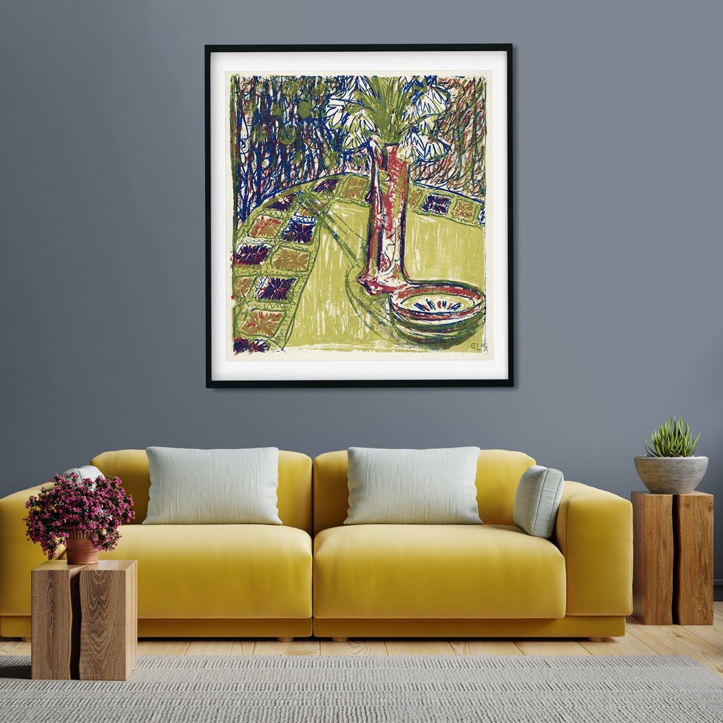 Still Life Painting - MeriDeewar 1 : 1 Square Premium Wall Art Canvas by MeriDeewar