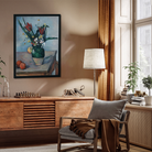 Still Life Tulips and Apples Painting 3 : 4.2 Vertical Premium Wall Art Canvas by MeriDeewar