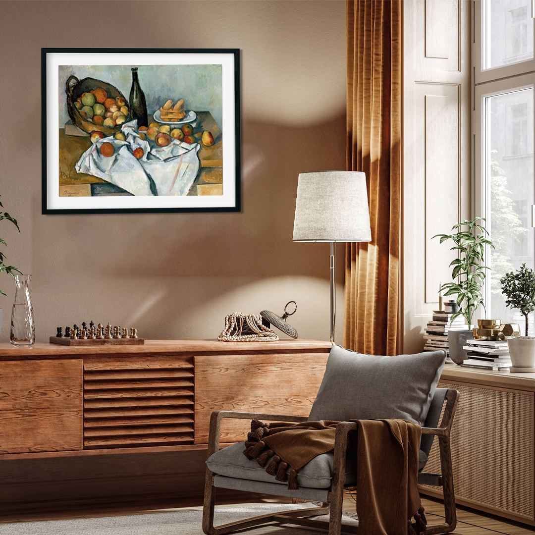 Still Life with Apples Painting 5 : 4 Horizontal Premium Wall Art Canvas by MeriDeewar