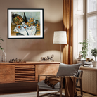 Still Life with Apples Painting 5 : 4 Horizontal Premium Wall Art Canvas by MeriDeewar
