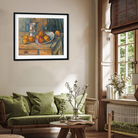 Still Life with Milk Jug and Fruit Painting 4 : 3 Horizontal Premium Wall Art Canvas by MeriDeewar