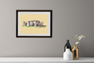 Stonehenge Illustration Painting - Meri  Deewar 3 : 2 Horizontal Premium Wall Art Canvas by MeriDeewar