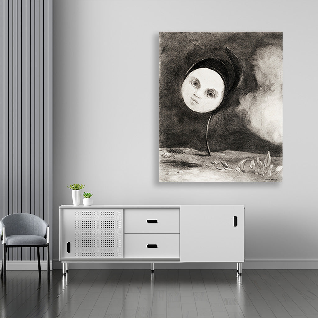 Strange Flower painting 5 : 6 Vertical Premium Wall Art Canvas by MeriDeewar