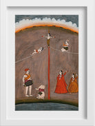 Street Painting - Meri Deewar 2 : 3 Vertical Premium Wall Art Canvas by MeriDeewar