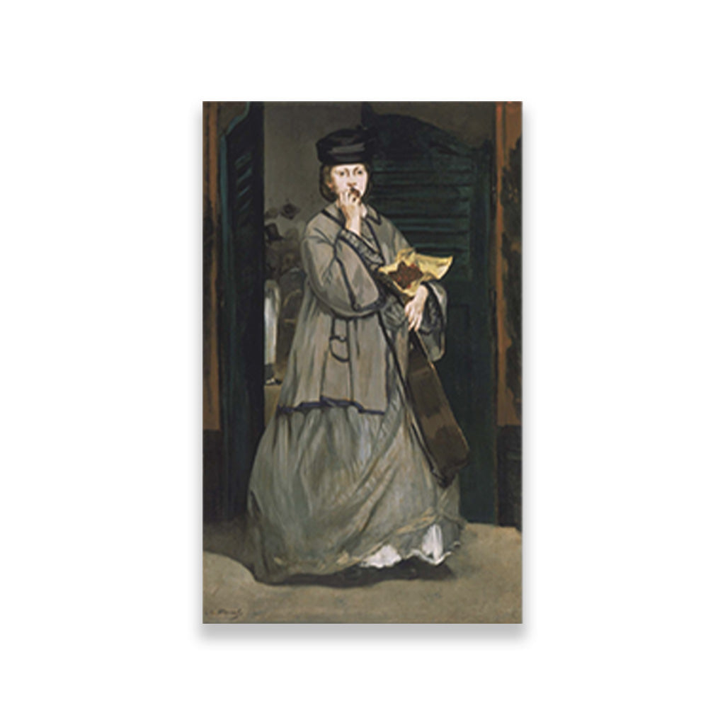 Street Singer Painting - Meri Deewar 2 : 3 Vertical Premium Wall Art Canvas by MeriDeewar