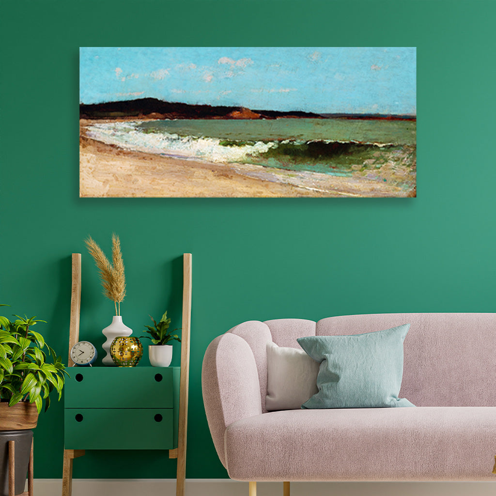 Study for Eagle Head, Manchester, Massachusett painting - Meri Deewar 2 : 1 Horizontal Premium Wall Art Canvas by MeriDeewar