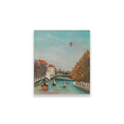 Study for View of the Pont de Sèvres painting - Meri Deewar 1 : 1 Square Premium Wall Art Canvas by MeriDeewar
