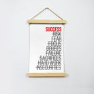 Success Poster Canvas Hanging Canvas Premium Wall Art Canvas by MeriDeewar