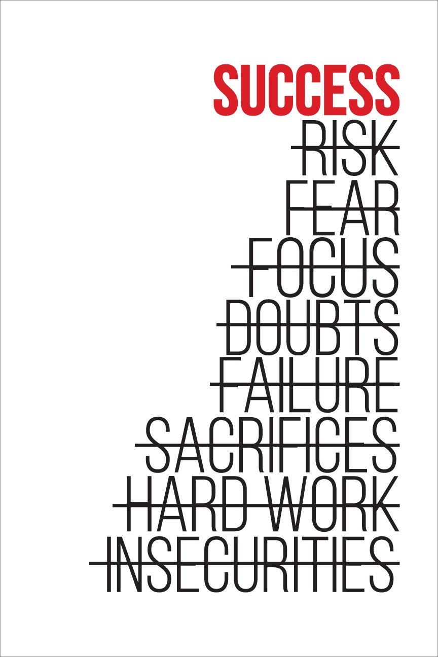 Success Poster- Meri Deewar Poster A3 / Poster Premium Wall Art Canvas by MeriDeewar