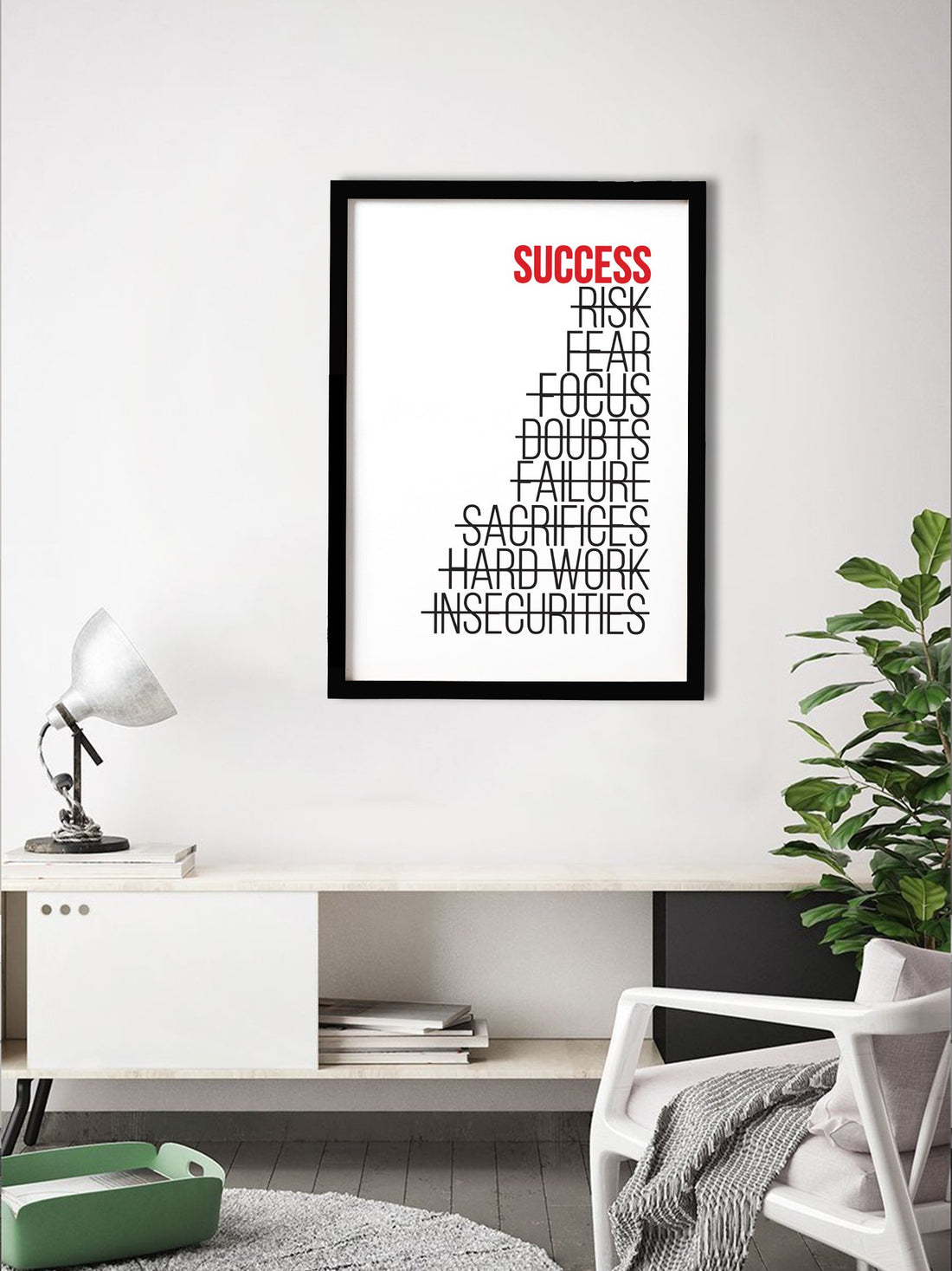 Success Poster- Meri Deewar Poster A3 / Poster Premium Wall Art Canvas by MeriDeewar