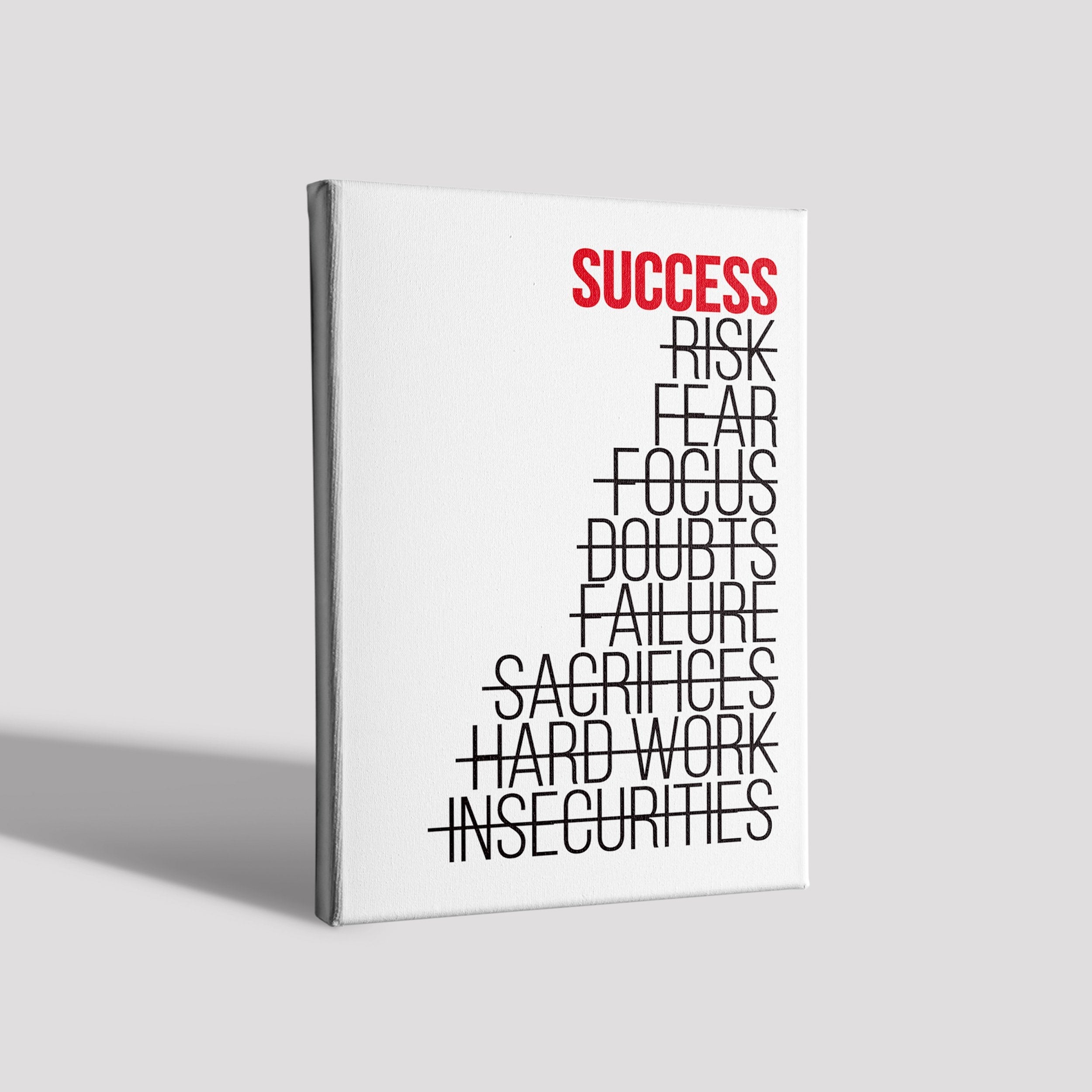 Success Poster- Meri Deewar Poster A3 / Poster Premium Wall Art Canvas by MeriDeewar
