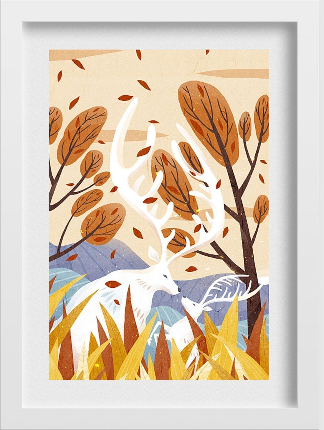 Summer Artwork Painting - Meri Deewar 2 : 3 Vertical Premium Wall Art Canvas by MeriDeewar