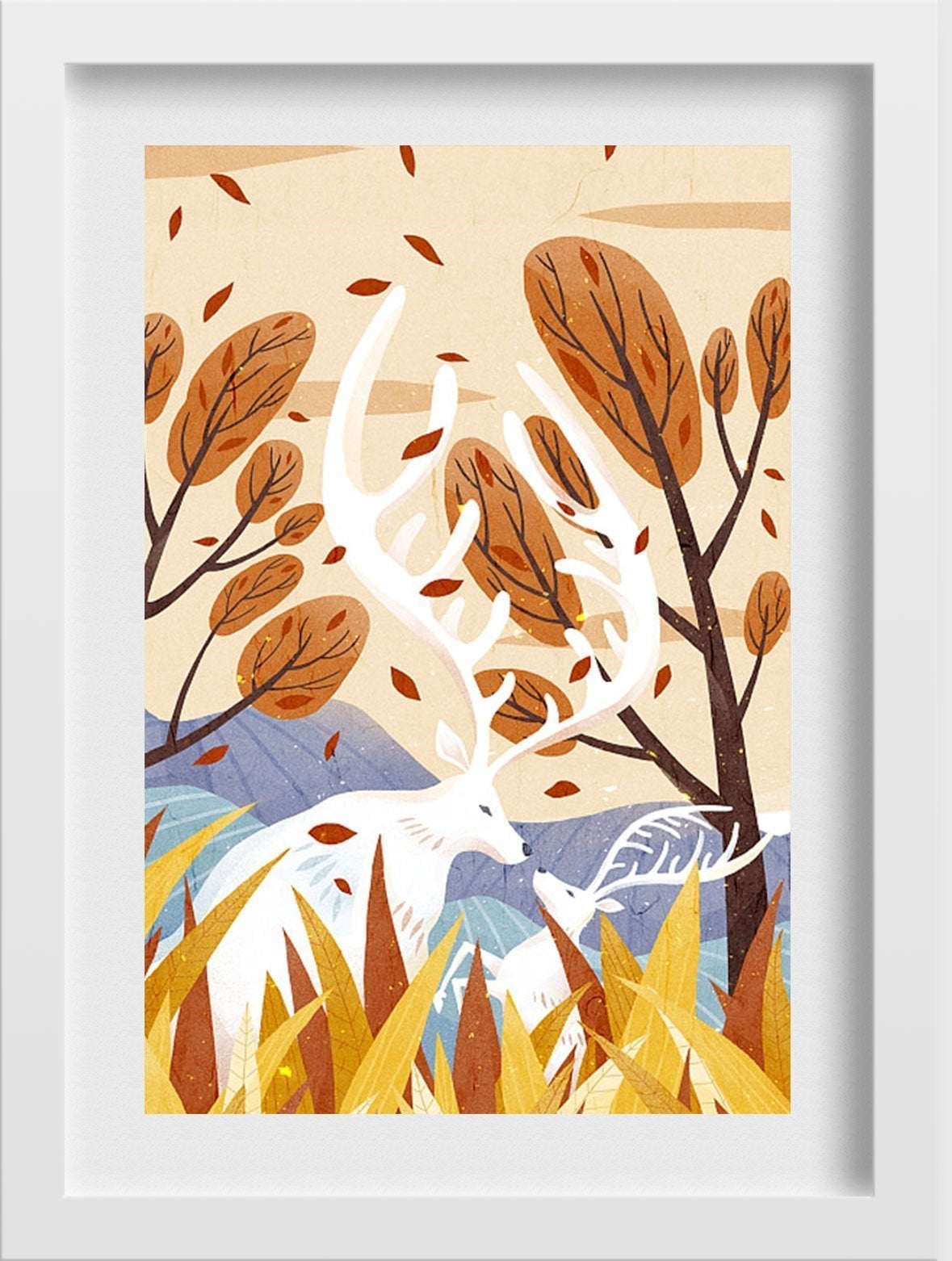 Summer Artwork Painting - Meri Deewar 2 : 3 Vertical Premium Wall Art Canvas by MeriDeewar