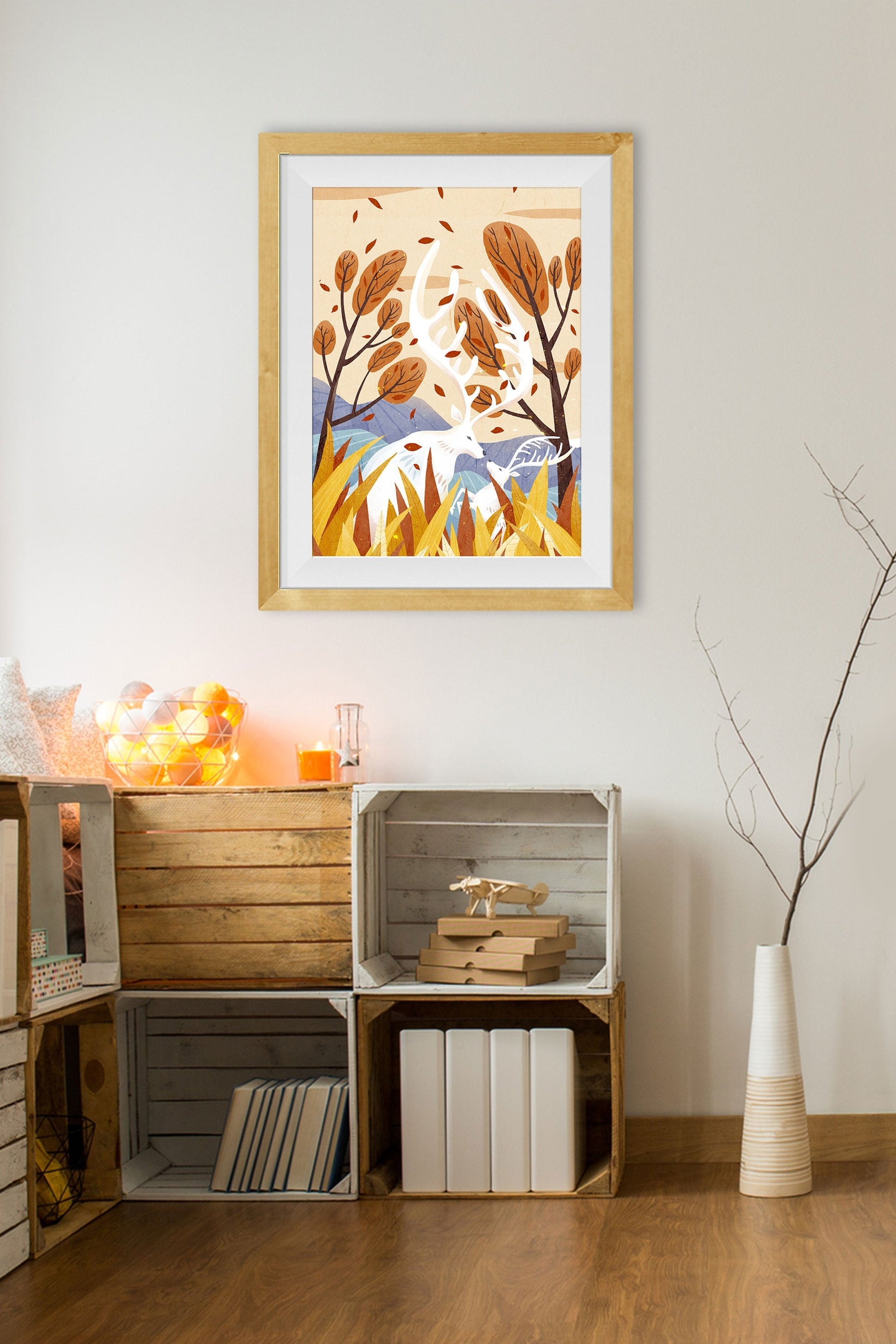 Summer Artwork Painting - Meri Deewar 2 : 3 Vertical Premium Wall Art Canvas by MeriDeewar