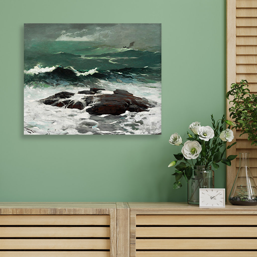 Summer Squall painting - Meri Deewar 5 : 4 Horizontal Premium Wall Art Canvas by MeriDeewar