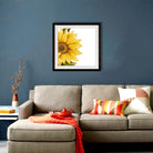 Sun Flower Painting 1- Meri Deewar 1 : 1 Square Premium Wall Art Canvas by MeriDeewar