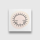 sun Painting - Meri Deewar 1 : 1 Square Premium Wall Art Canvas by MeriDeewar