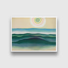 Sun Water Maine Painting - Meri Deewar 4 : 3 Horizontal Premium Wall Art Canvas by MeriDeewar